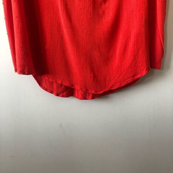 TORRID-HARPER - BLOOD ORANGE SWISS DOT TUNIC - Picture 7 of 10